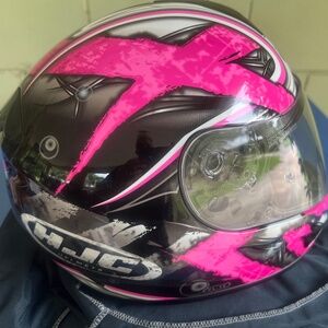 HJC Women's Full Face Motorcycle Helmet ,Size Medium with Protective Storage Bag